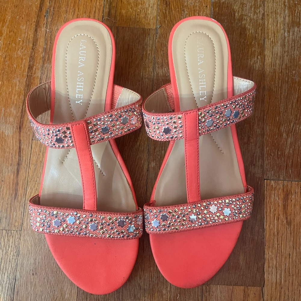 Laura Ashley pink bedazzled Shoes Size: 7 1/2